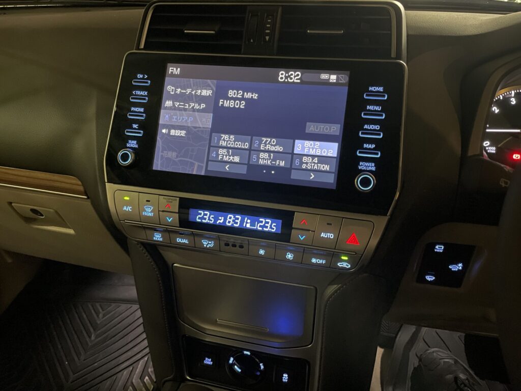 プラド ナビ画面